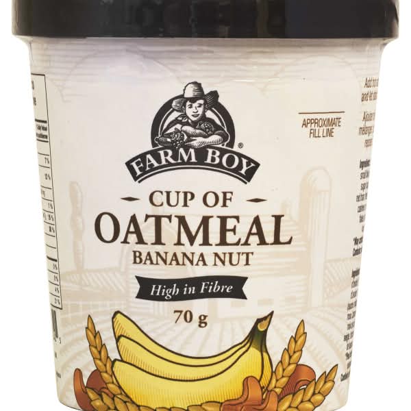 Farm Boy™ Banana Nut Cup of Oatmeal (70 g)