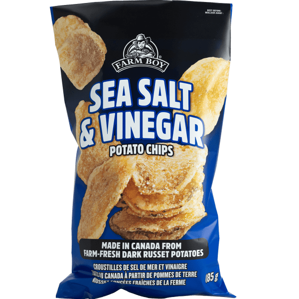 Farm Boy™ Sea Salt & Vinegar Potato Chips (185 g)