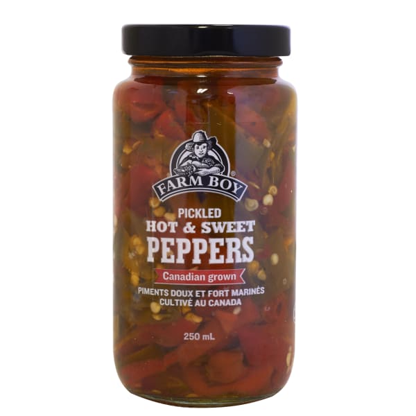 Farm Boy™ Hot & Sweet Pickled Peppers (250 ml)