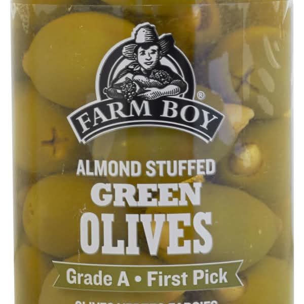 Farm Boy™ Almond Stuffed Green Olives (370 ml)