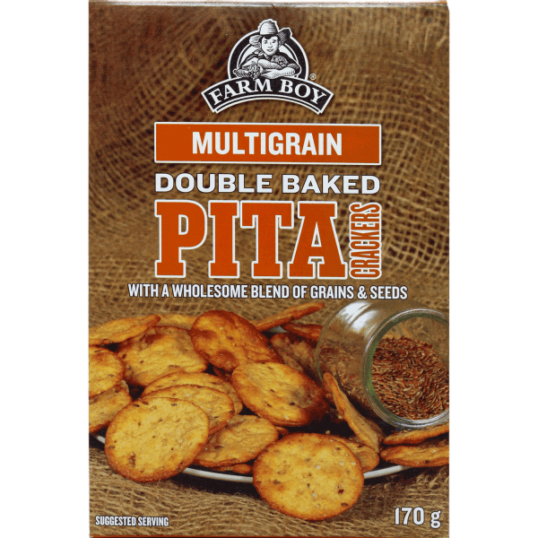 Farm Boy™ Double Baked Multigrain Pita Crackers (170 g)