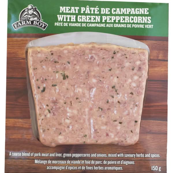 Farm Boy™ Campagne with Green Peppercorn Meat Pâté (150 g)