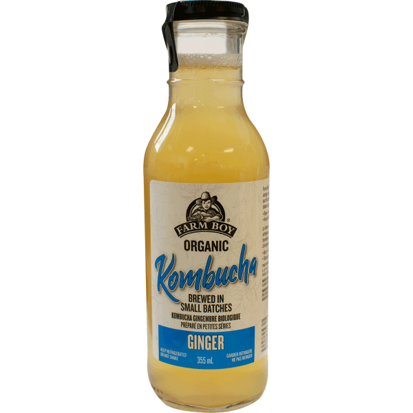 Farm Boy™ Organic Ginger Kombucha (355 ml)