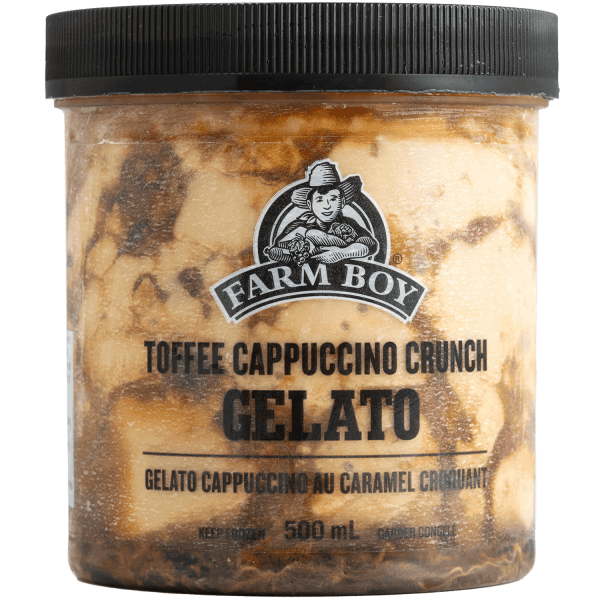 Farm Boy™ Toffee Cappuccino Crunch Gelato (473 ml)