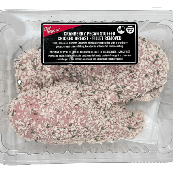 Farm Boy™ Cranberry Pecan Stuffed Chicken Breasts (2 per package)