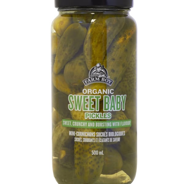 Farm Boy™ Organic Sweet Baby Dill Pickles (500 ml)