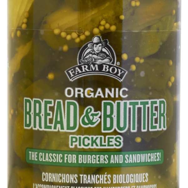 Farm Boy™ Organic Bread & Butter Pickles (500 ml)