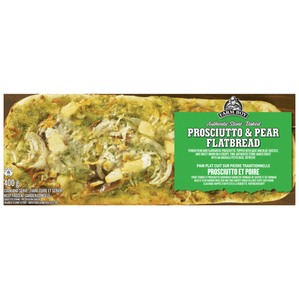 Farm Boy™ Prosciutto & Pear Stone-Baked Flatbread (400 g)