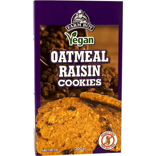 Farm Boy™ Vegan Oatmeal Raisin Cookies (300 g)