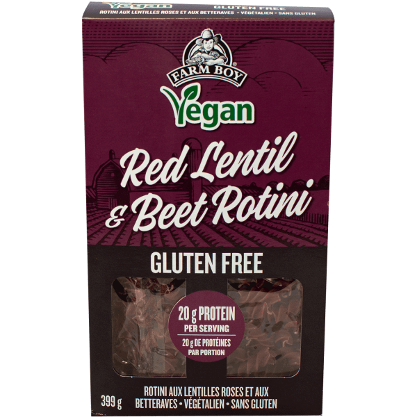 Farm Boy™ Vegan Red Lentil & Beet Rotini (399 g)