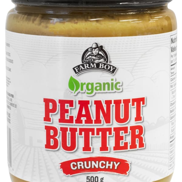 Farm Boy™ Organic Crunchy Peanut Butter (500 g)