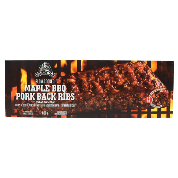 Farm Boy™ Maple BBQ Pork Back Ribs (800 g)