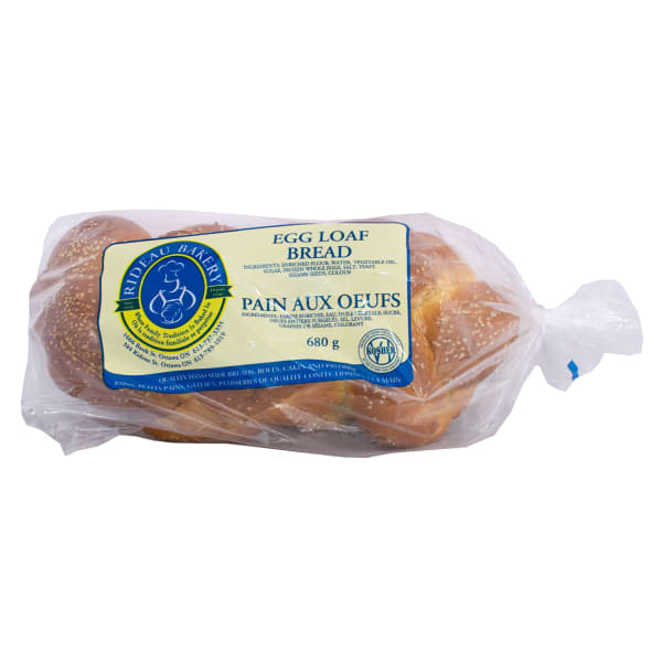 Rideau Bakery Flat Bottom Twisted Egg Bread (680 g)