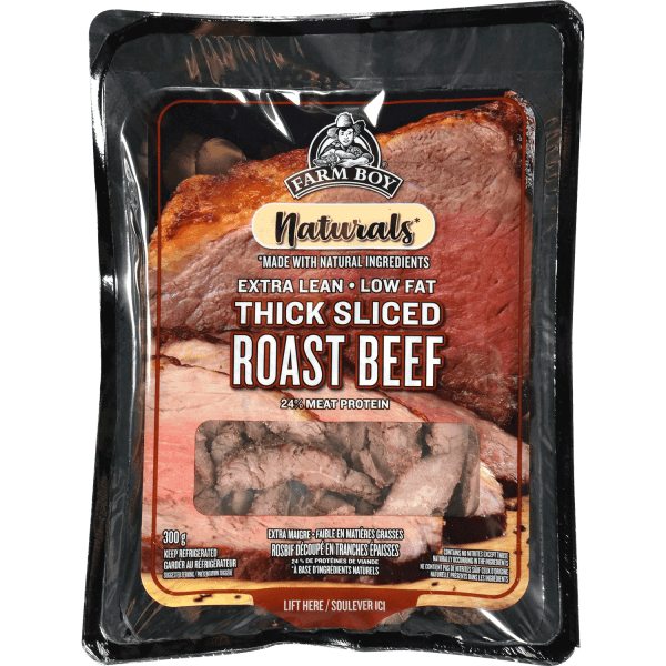 Farm Boy™ Naturals Thick Sliced Roast Beef (300 g)