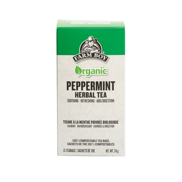 Farm Boy™ Organic Peppermint Herbal Tea (15 ct)