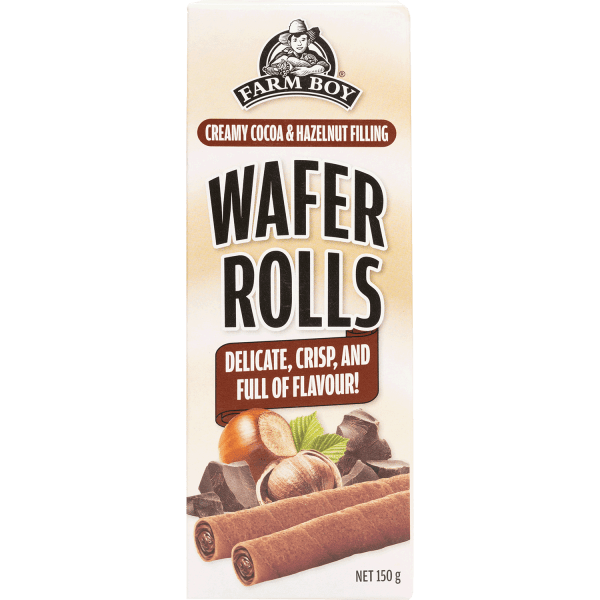 Farm Boy™ Hazelnut Wafer Rolls (150 g)