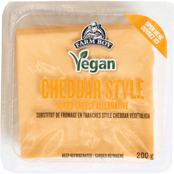 Farm Boy™ Vegan Cheddar-Style Sliced Cheese Alternative (200 g)