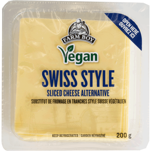 Farm Boy™ Vegan Swiss-Style Sliced Cheese Alternative (200 g)