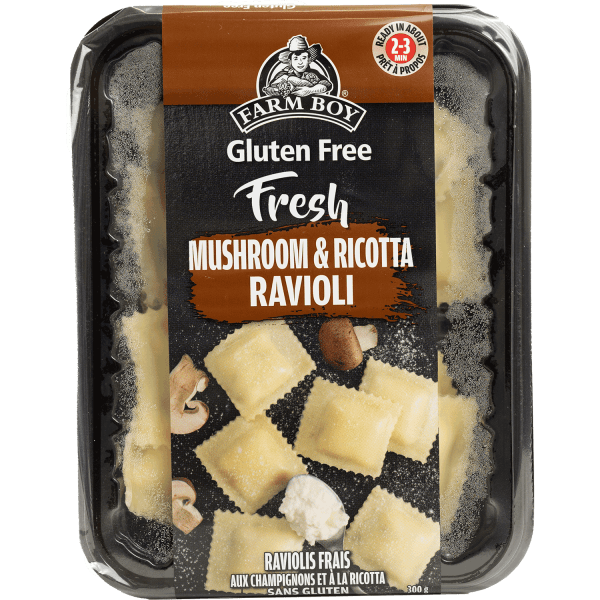 Farm Boy™ Gluten-Free Mushroom & Ricotta Ravioli (300 g)