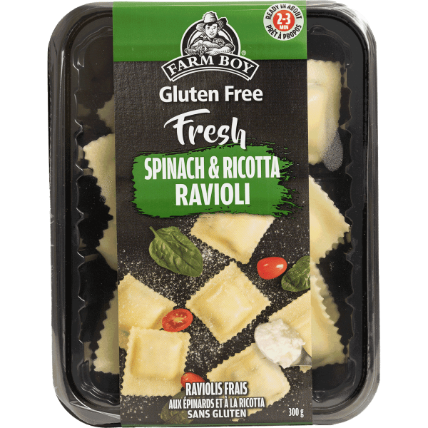 Farm Boy™ Gluten-Free Spinach and Cheese Ravioli (300 g)