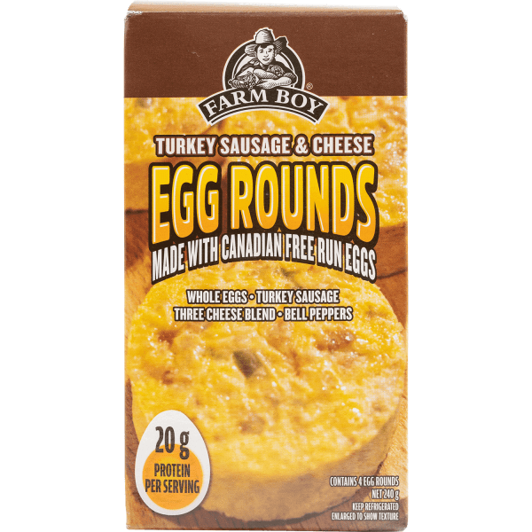 Farm Boy™ Turkey Sausage & Cheese Egg Rounds (240 g)