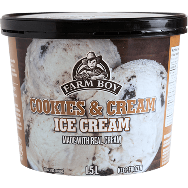 Farm Boy™ Cookies & Cream Ice Cream (1.5 L)