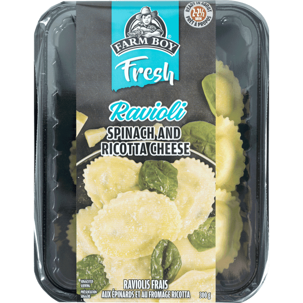 Farm Boy™ Spinach & Ricotta Cheese Ravioli (300 g)