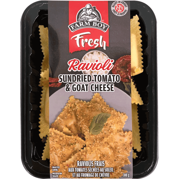 Farm Boy™ Sundried Tomato & Goat Cheese Ravioli (300 g)