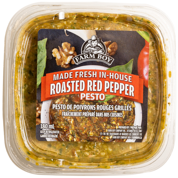 Farm Boy™ Roasted Red Pepper Pesto (180 ml)