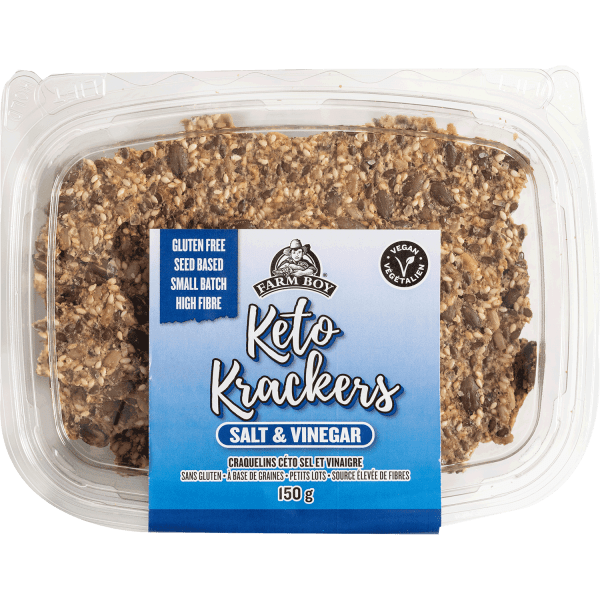 Farm Boy™ Salt & Vinegar Keto Krackers (150 g)