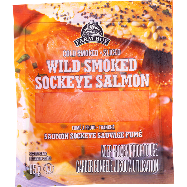 Farm Boy™ Wild Sockeye Smoked Salmon (85 g)