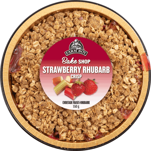 Farm Boy™ Strawberry Rhubarb Crisp (550 g)