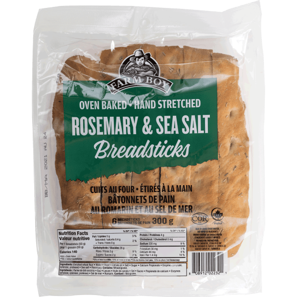 Farm Boy™ Sea Salt Rosemary Breadsticks (300 g)