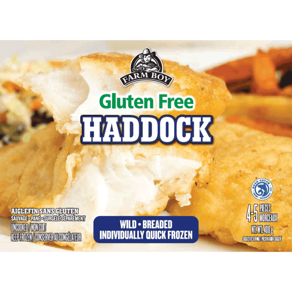 Farm Boy™ Gluten-Free Breaded Haddock (400 g)