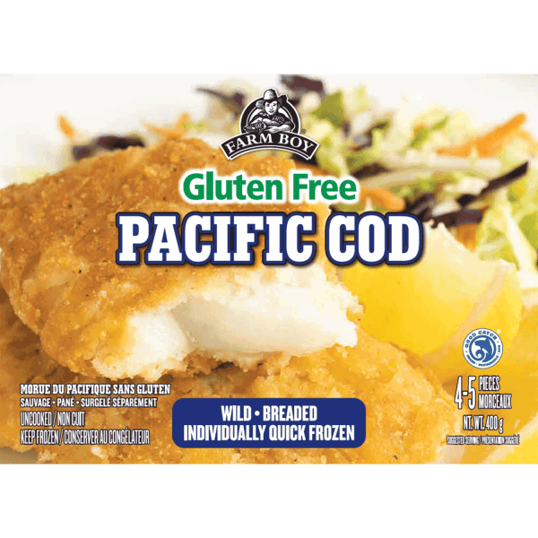 Farm Boy™ Gluten-Free Breaded Pacific Cod (400 g)