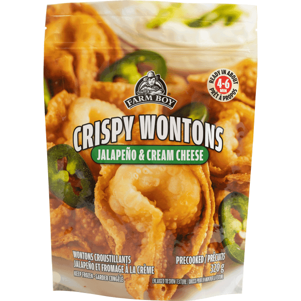 Farm Boy™ Jalapeño & Cream Cheese Crispy Wontons (320 g)