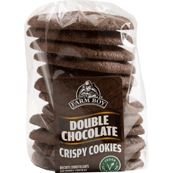 Farm Boy™ Vegan Double Chocolate Crispy Cookies (320 g)