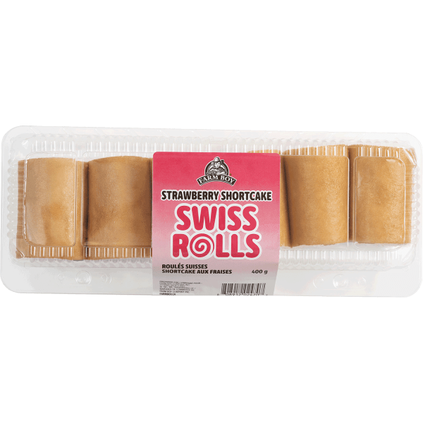 Strawberry Shortcake Swiss Roll - Foodness Gracious