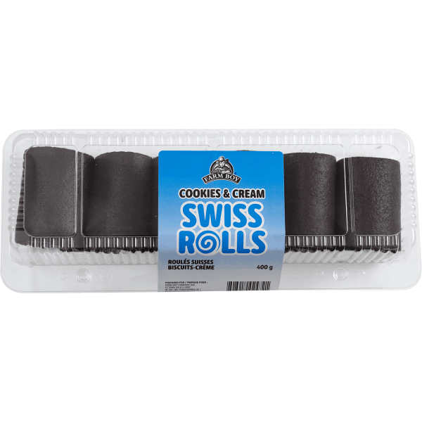 Farm Boy™ Cookies & Cream Swiss Rolls (400 g)