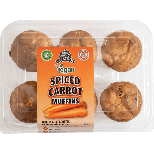 Farm Boy™ Spiced Carrot Vegan Muffins (330 g)