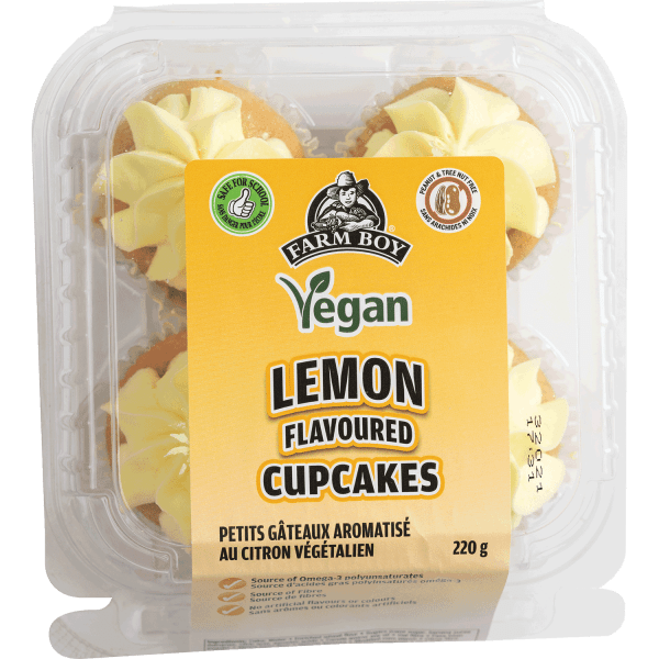 Farm Boy™ Lemon Flavoured Vegan Cupcakes (220 g)