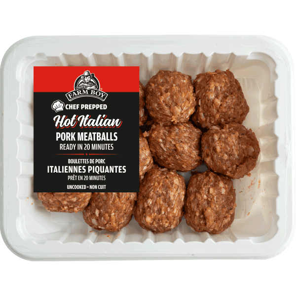 Farm Boy™ Hot Italian Pork Meatballs