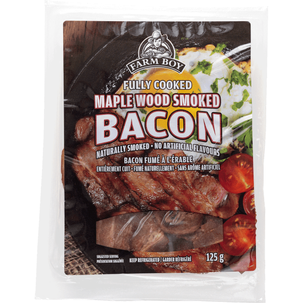 Farm Boy™ Fully Cooked Maple Wood Smoked Bacon (125 g)