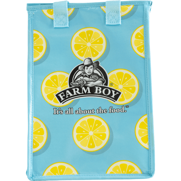 Farm Boy™ Insulated Lunch Bag Lemons (20.5×30.5×18)