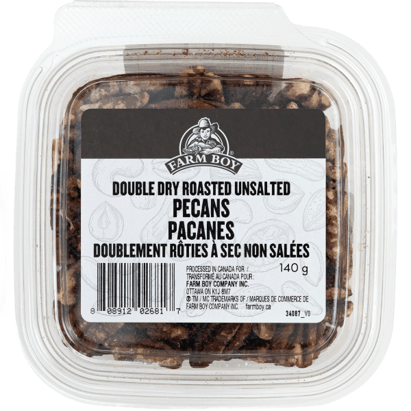 Farm Boy™ Double Dry Roasted Unsalted Pecans (270 g)