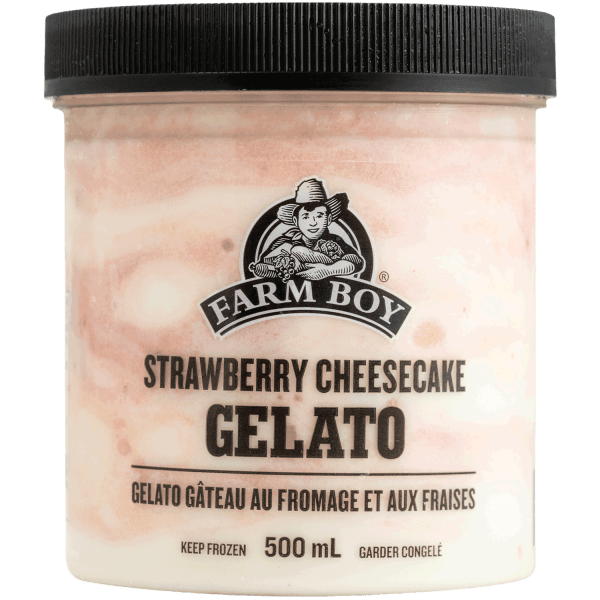 Farm Boy™ Strawberry Cheesecake Gelato (500 ml)