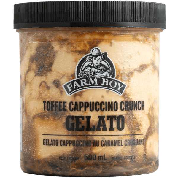 Farm Boy™ Toffee Cappuccino Crunch Gelato (500 ml)