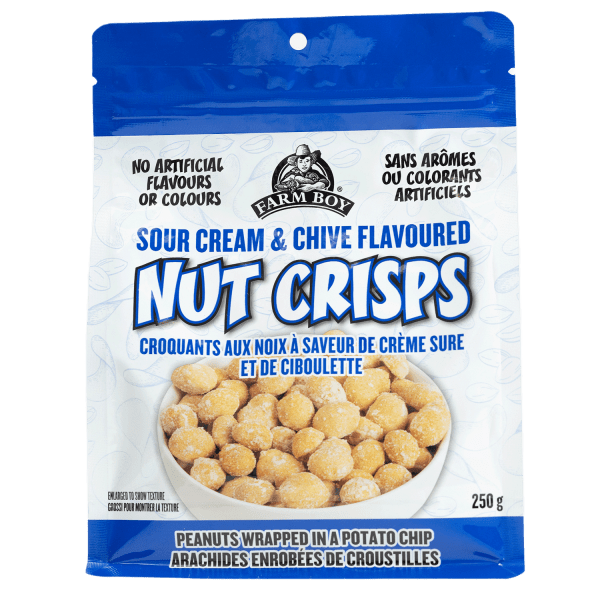 Farm Boy™ Sour Cream & Chive Nut Crisps (250 g)