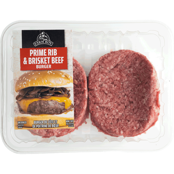 Farm Boy™ Prime Rib & Brisket Beef Burger (2 x 175 g)