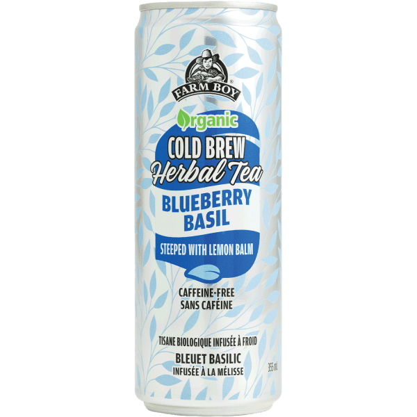 Farm Boy™ Blueberry Basil Cold Brew Herbal Tea (355 mL)